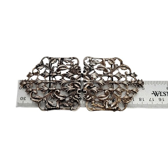 Antique Sterling Silver Nurses Buckle #10521
